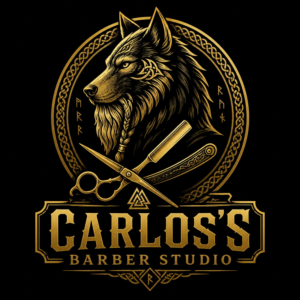 Logo Carlos's Barber Studio